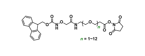 Fmoc-ONH-PEGn-NHS ester